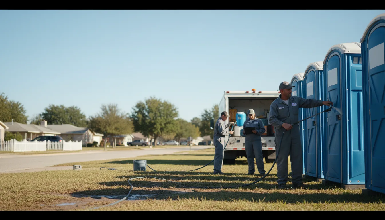 Long-Term Portable Toilet Rental in Edinburg, TX near me